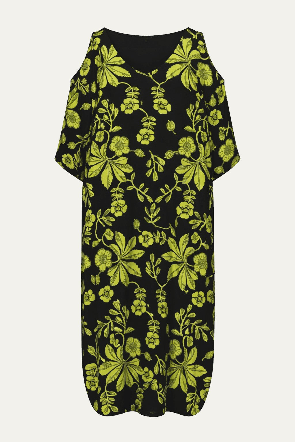 Queen Size Floral Dress