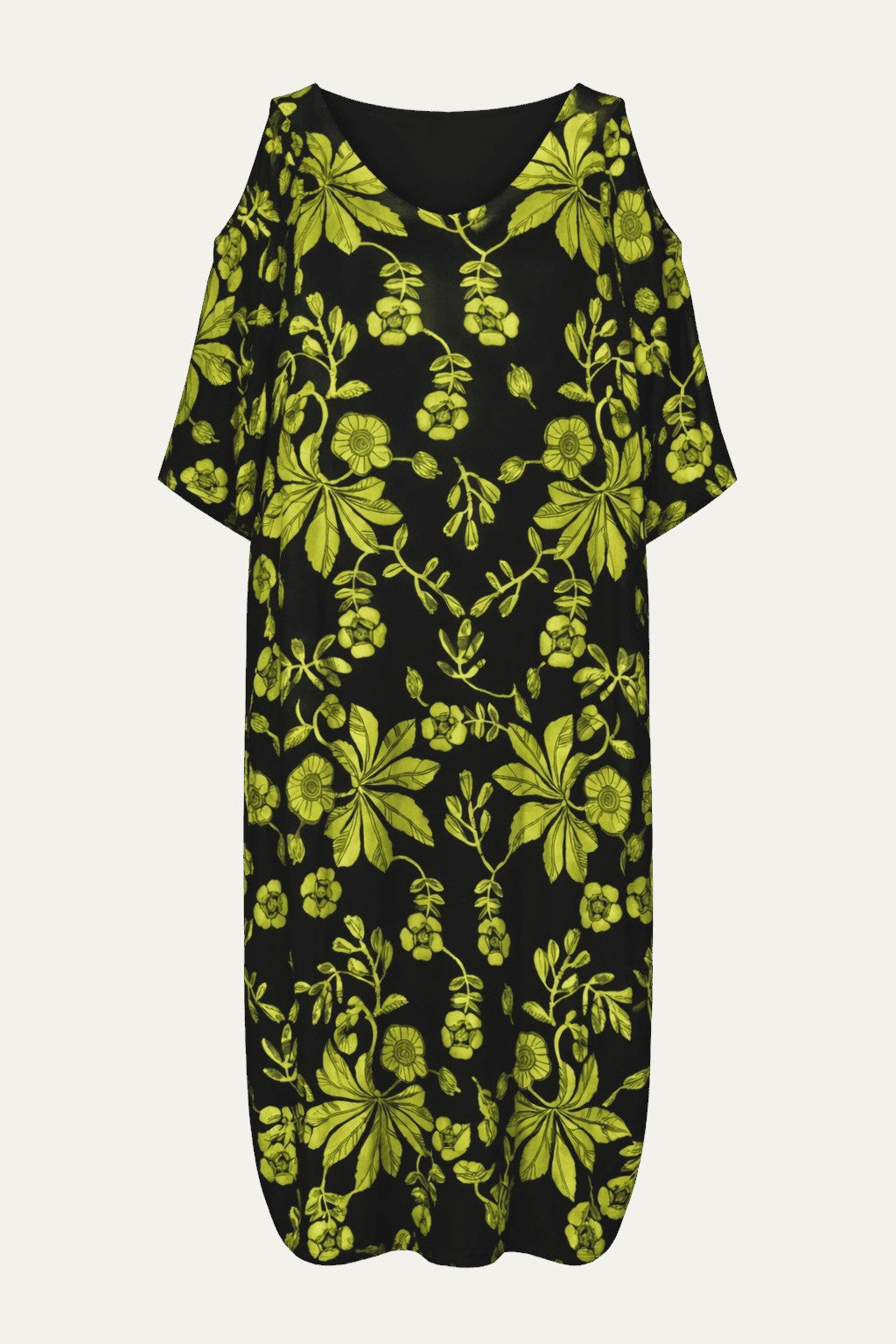 Queen Size Floral Dress