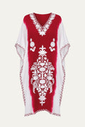 Kashmir Silk Butterfly Kaftan