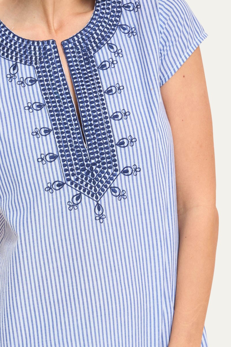 San Tropez Maxi Dress Blue