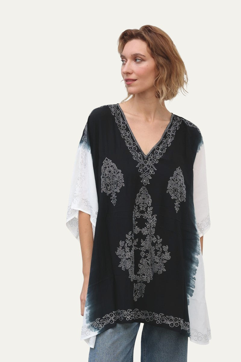 Swarovski Silk Black Tunic