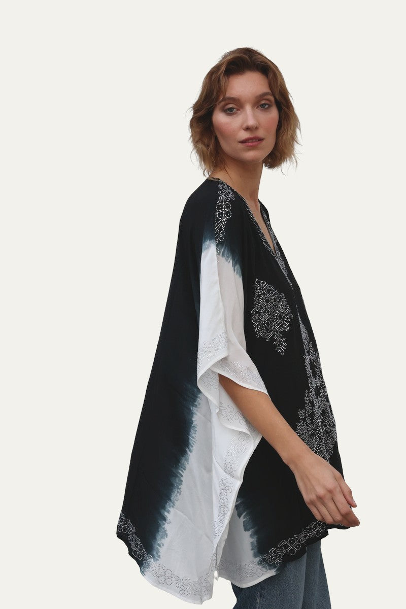 Swarovski Silk Black Tunic