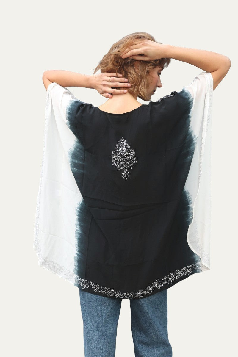Swarovski Silk Black Tunic