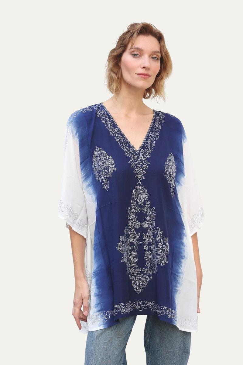 Swarovski Silk Blue Tunic