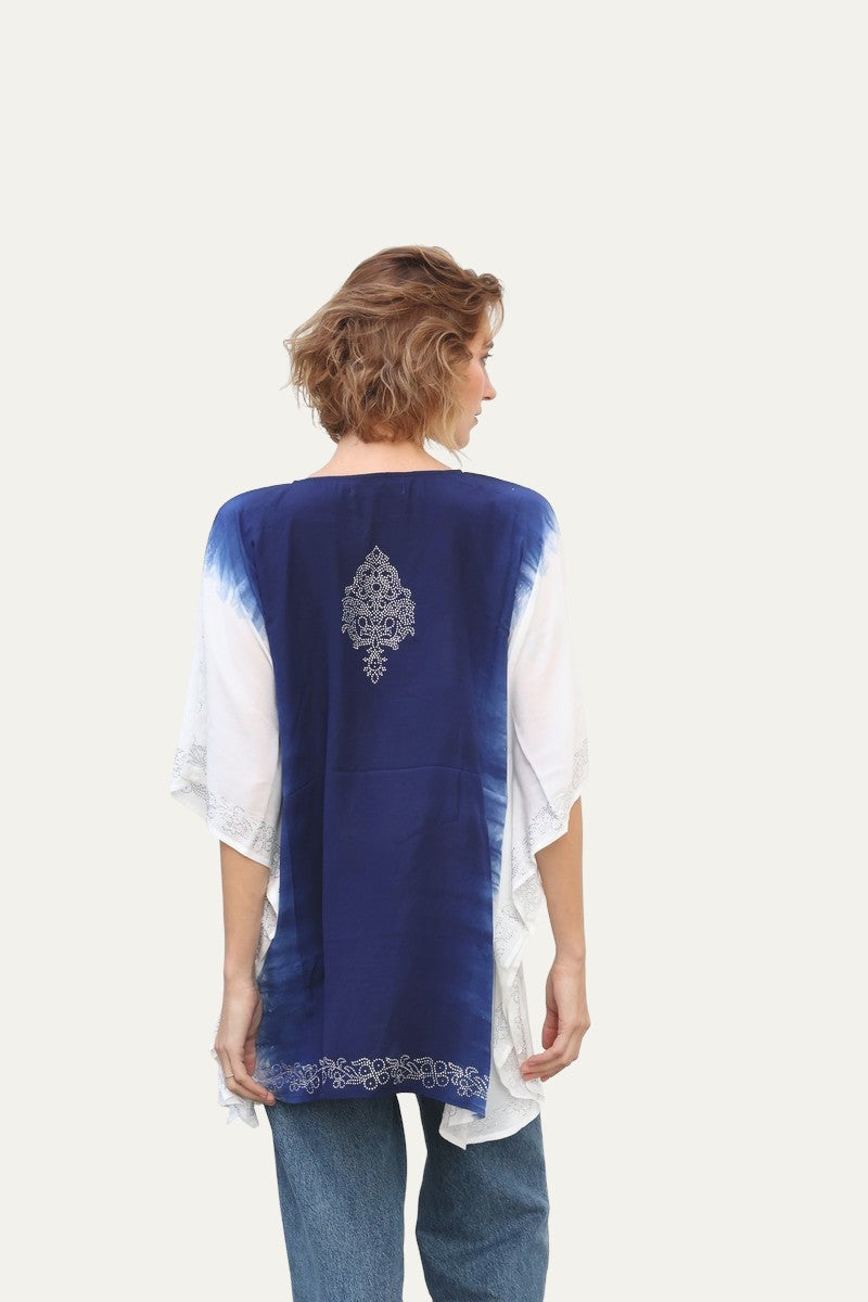 Swarovski Silk Blue Tunic