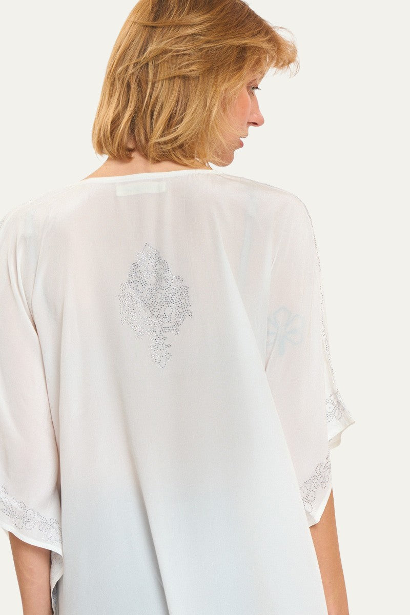 Swarovski Silk White Tunic