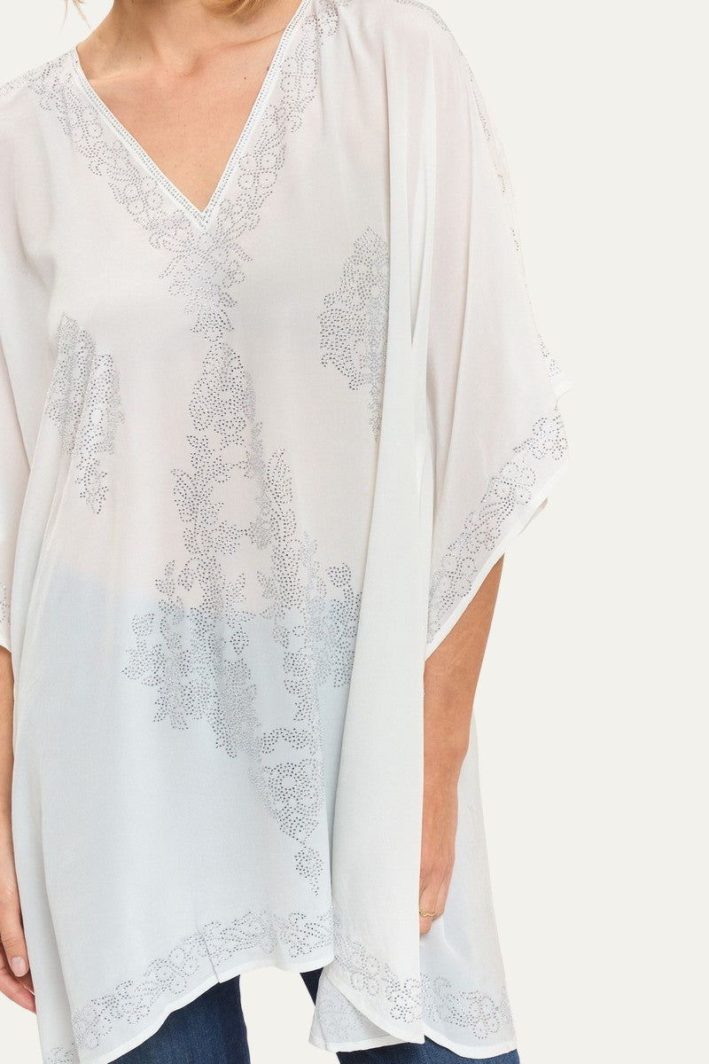 Swarovski Silk White Tunic