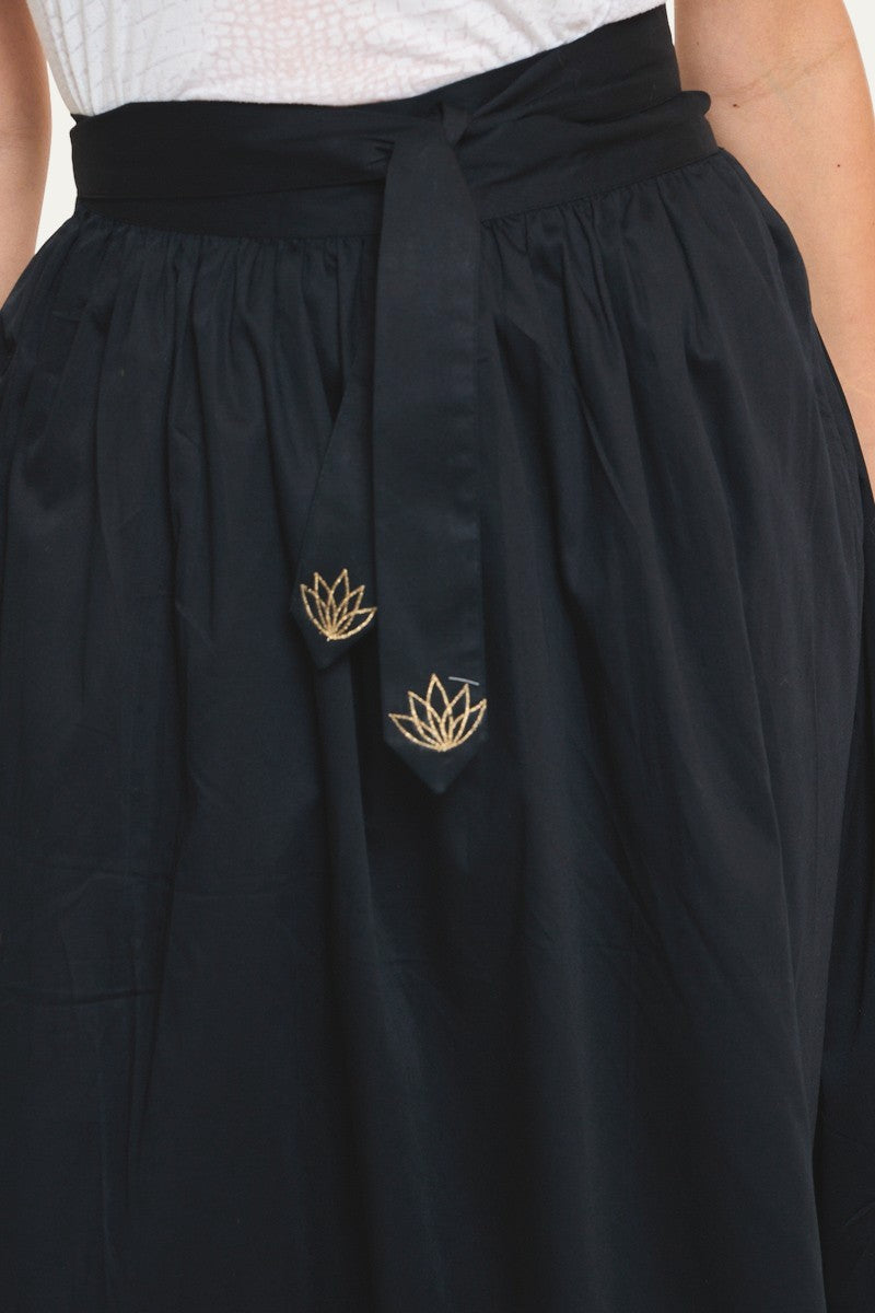 Taft Maxi Black Skirt