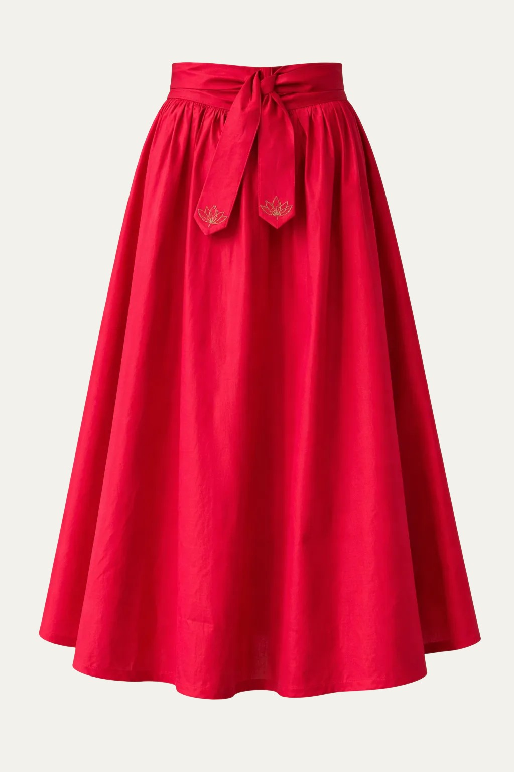 Taft Maxi Red Skirt
