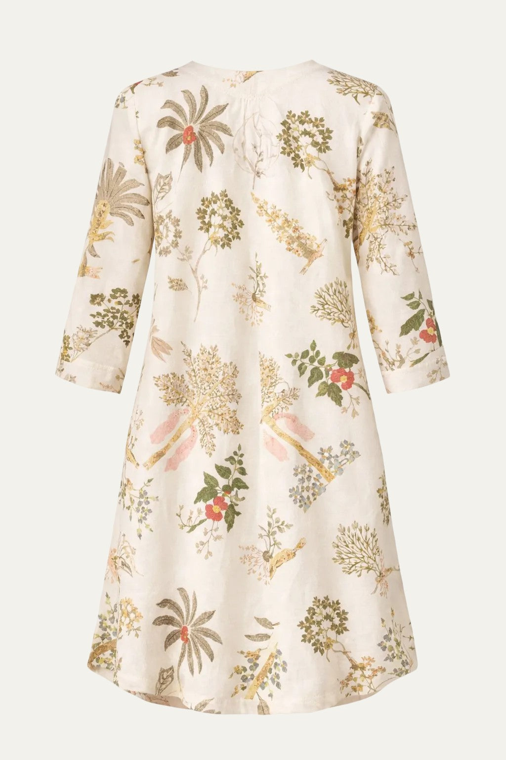 Zanzibar Mini Dress Tropical Print