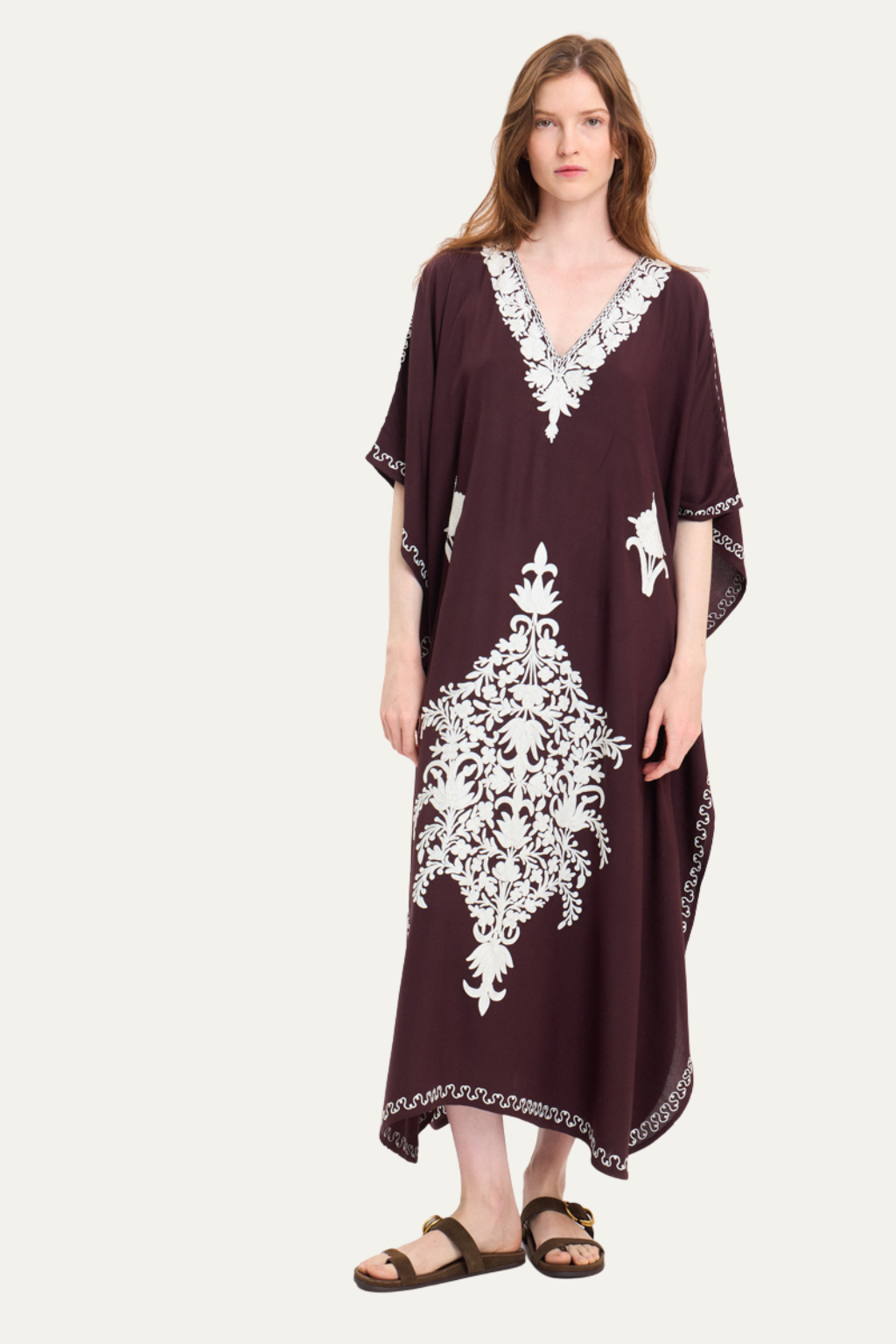 Kashmir Cotton Butterfly Dark Brown