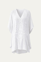 Kashmir Cotton Tunic White