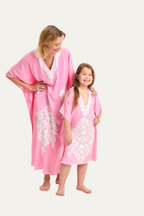 Girls Kashmir Cotton Pink – Mommy & Me Collection