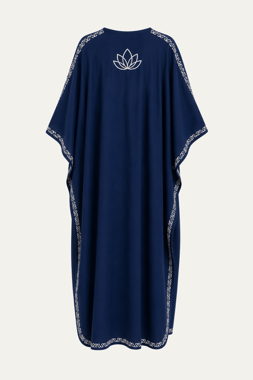 Kashmir Cotton Butterfly Kaftan Dark Blue