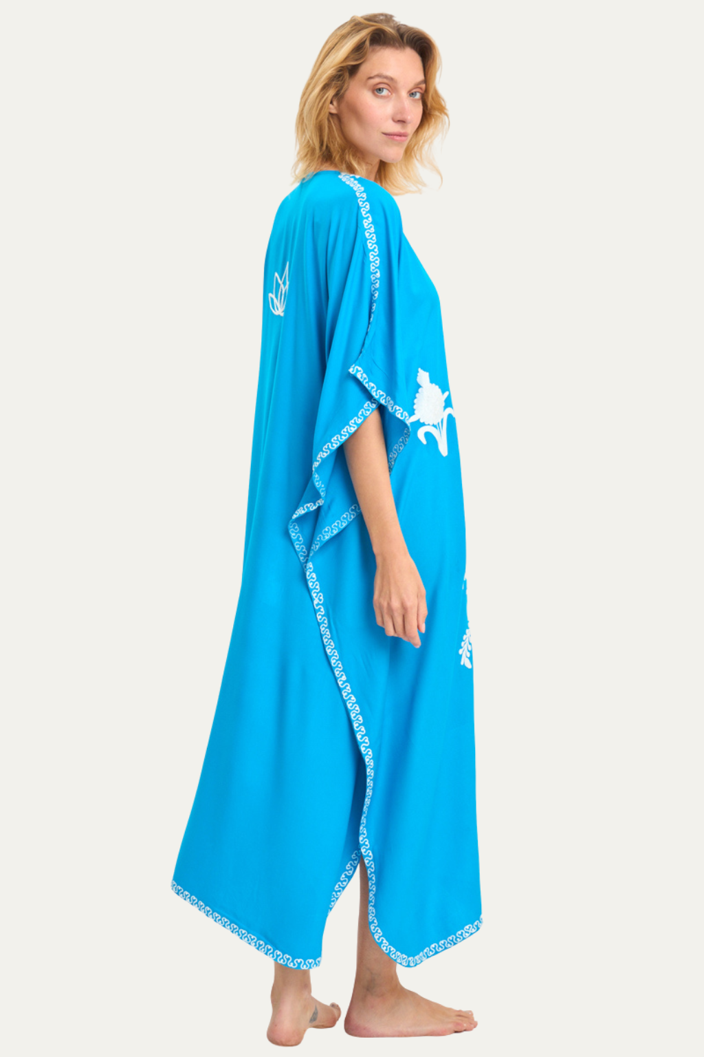 Kashmir Cotton Butterfly Turquoise