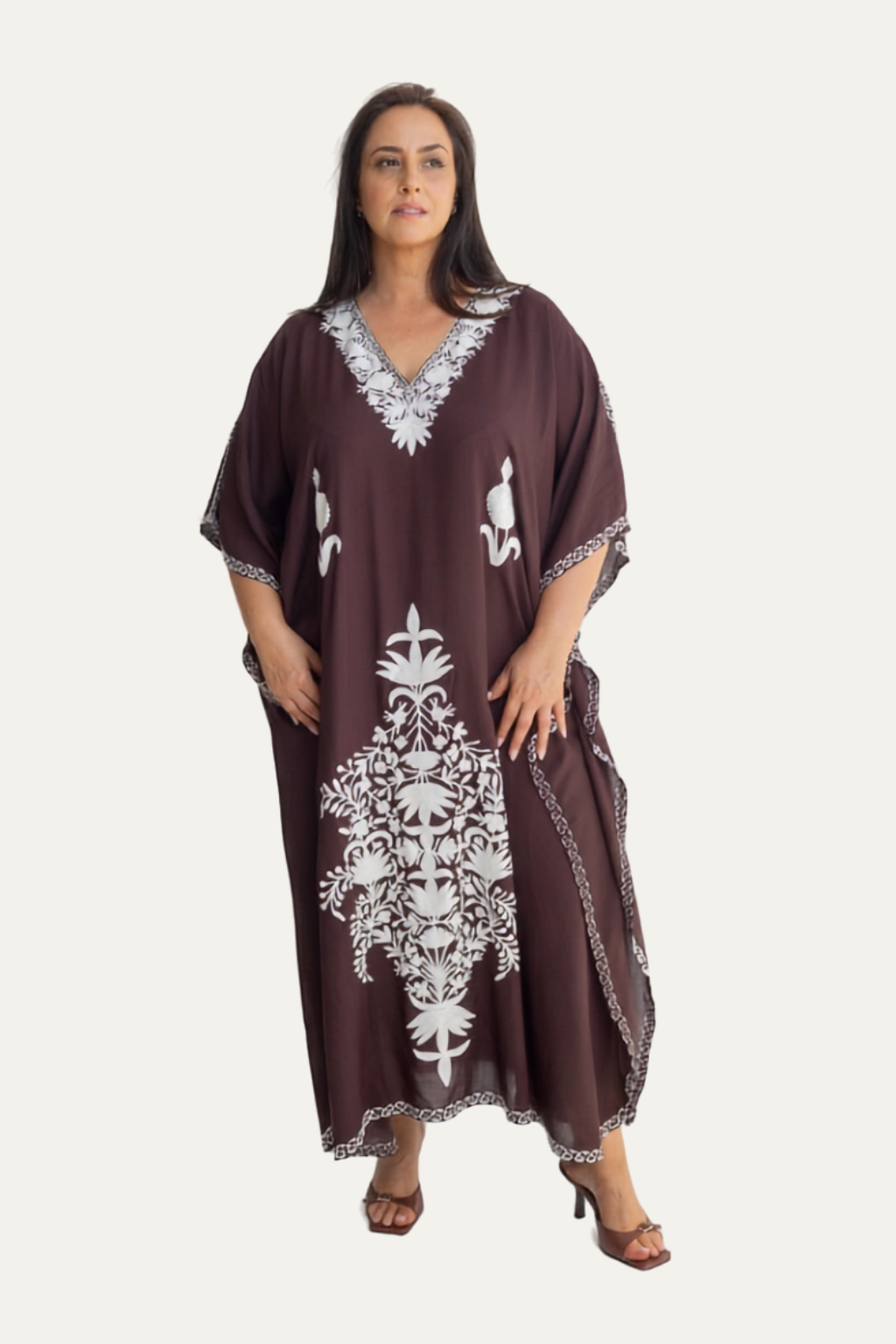 Kashmir Cotton Butterfly Dark Brown
