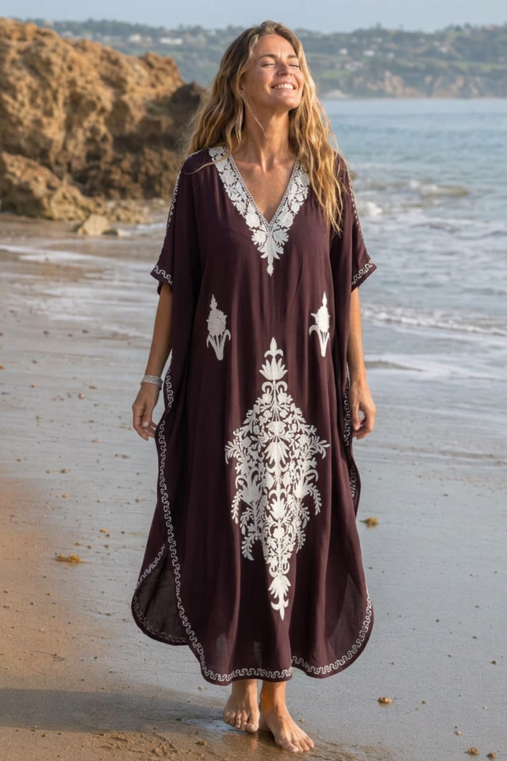 Kashmir Cotton Butterfly Dark Brown