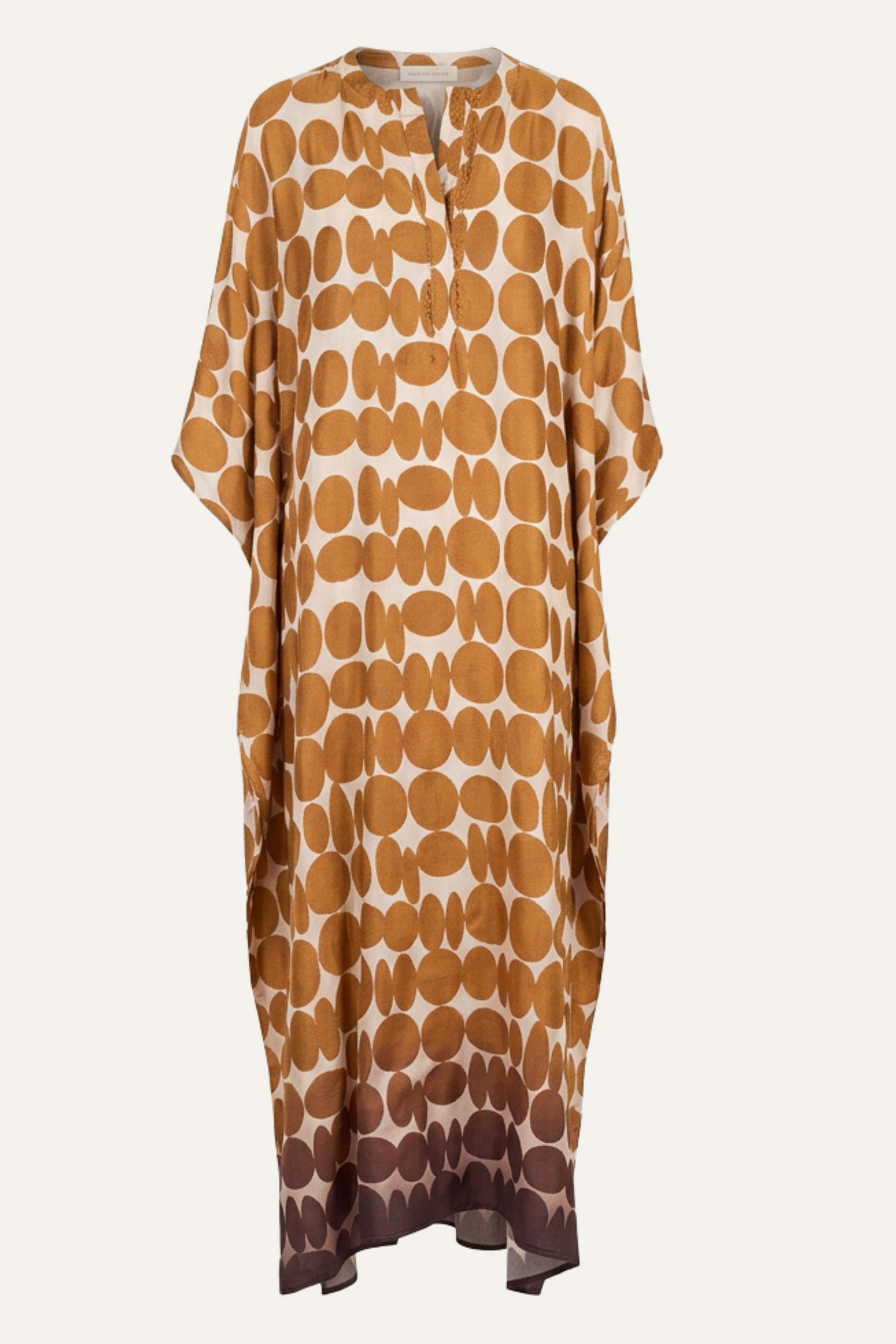 Mayorka Dress in Golden Brown