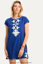 New York Mini Dress in Blue