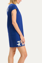 New York Mini Dress in Blue