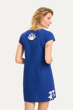 New York Mini Dress in Blue