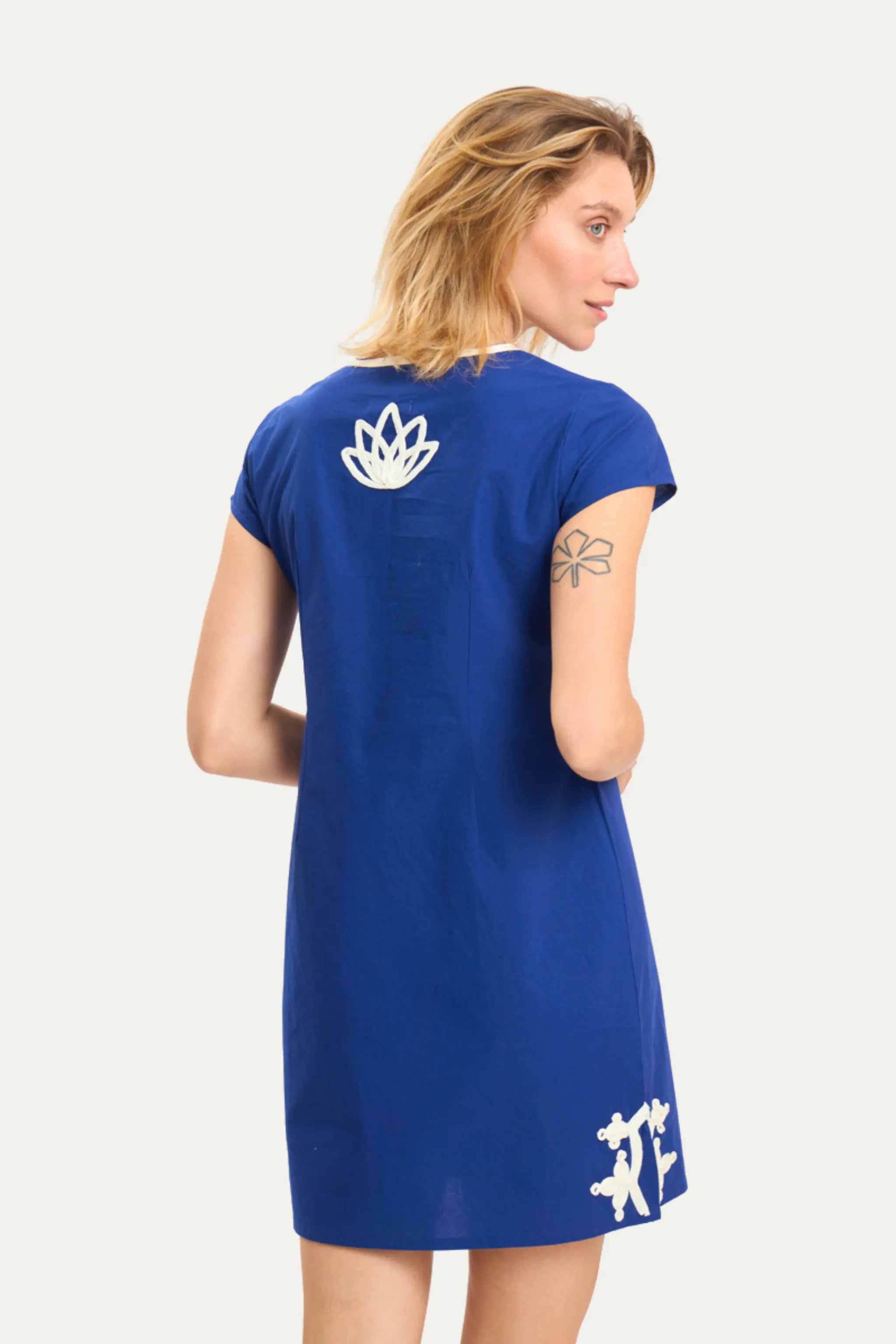 New York Mini Dress in Blue