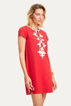 New York Mini Dress in Red