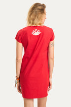New York Mini Dress in Red