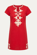 New York Mini Dress in Red